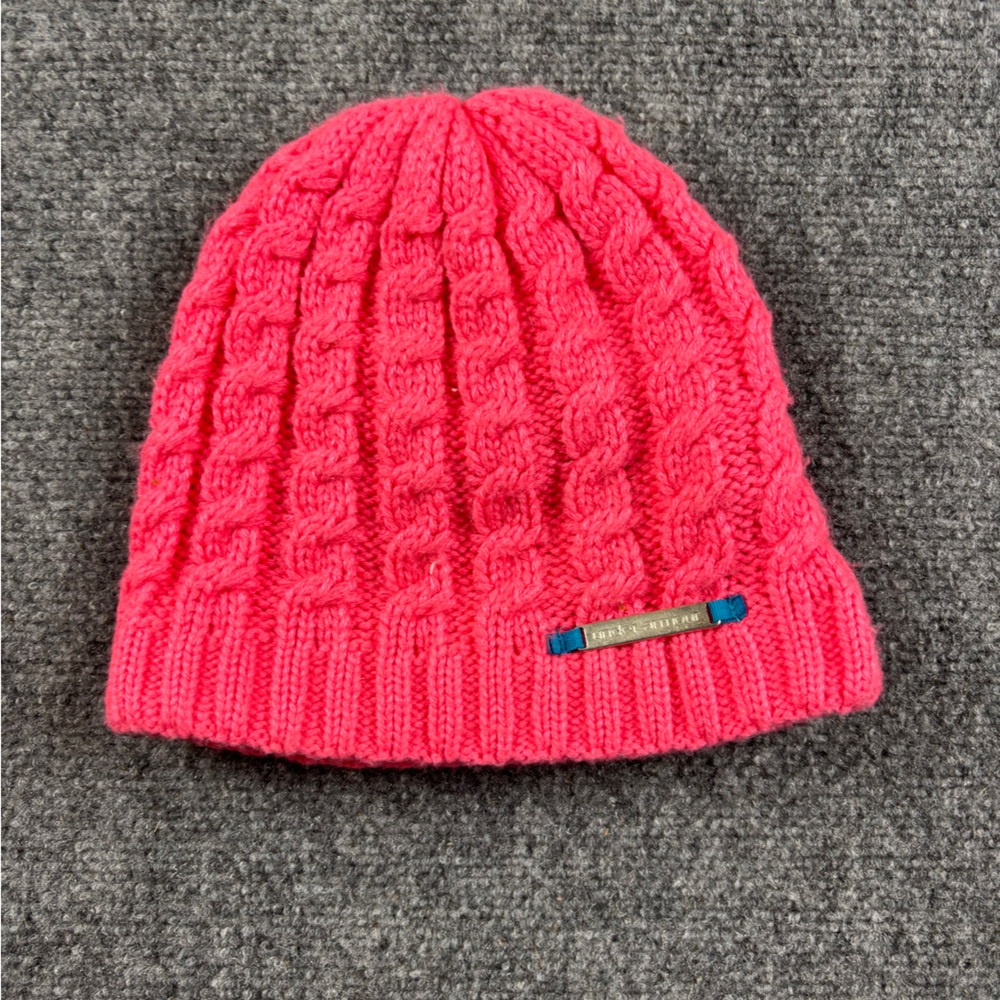 UNDER ARMOUR Women’s Pink knit Fleece Lined Winter Beanie One size Fits All